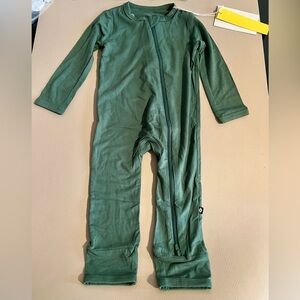 NWT Kyte baby Zippered Romper in Hunter 12–18 months